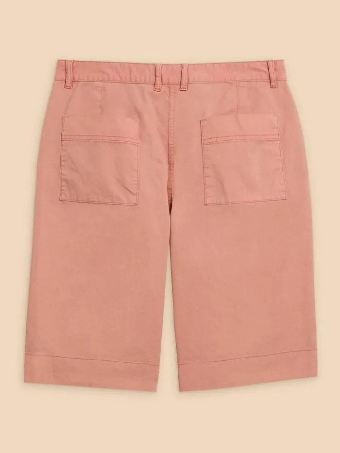 Women SHORTS White Stuff Hayley Organic Cotton Shorts Mid Pink