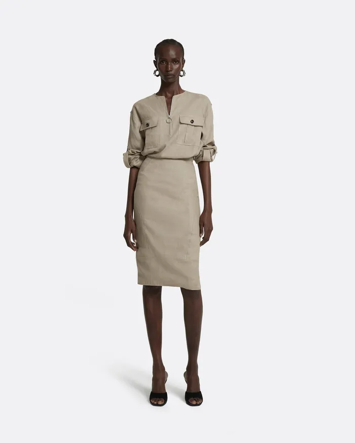 Women Skirts Safiyaa Marta Stone Skirt Stone