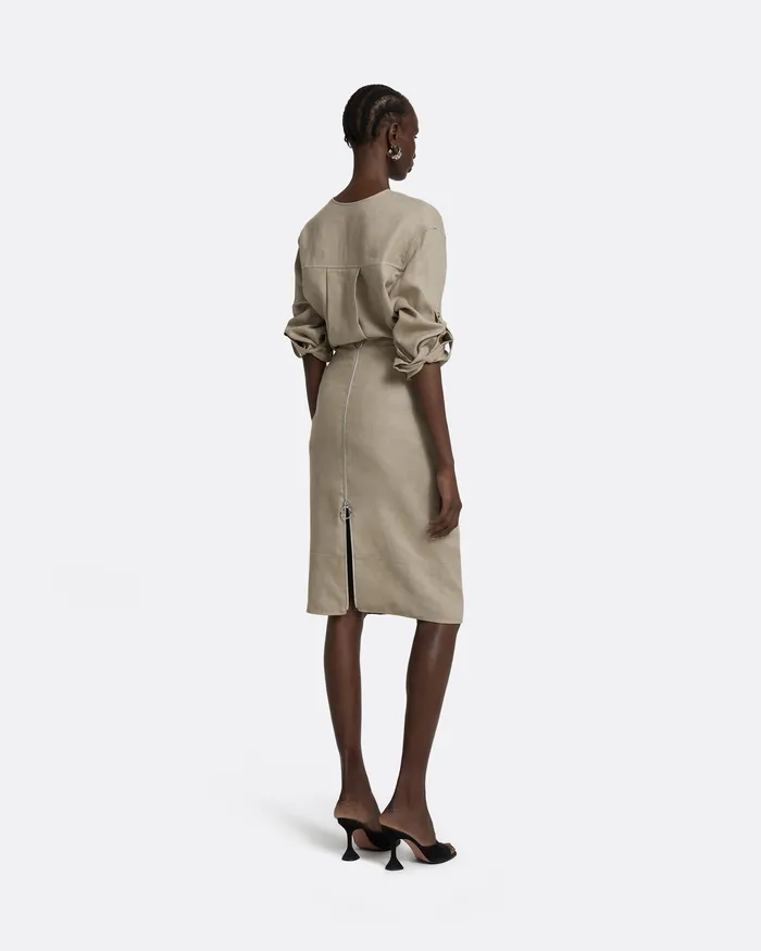 Women Skirts Safiyaa Marta Stone Skirt Stone