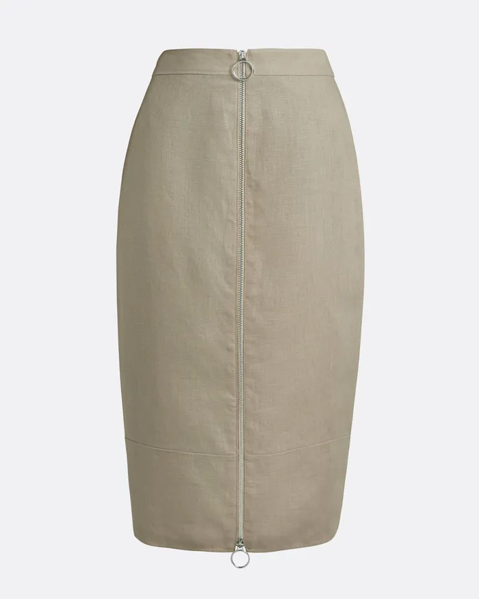 Women Skirts Safiyaa Marta Stone Skirt Stone