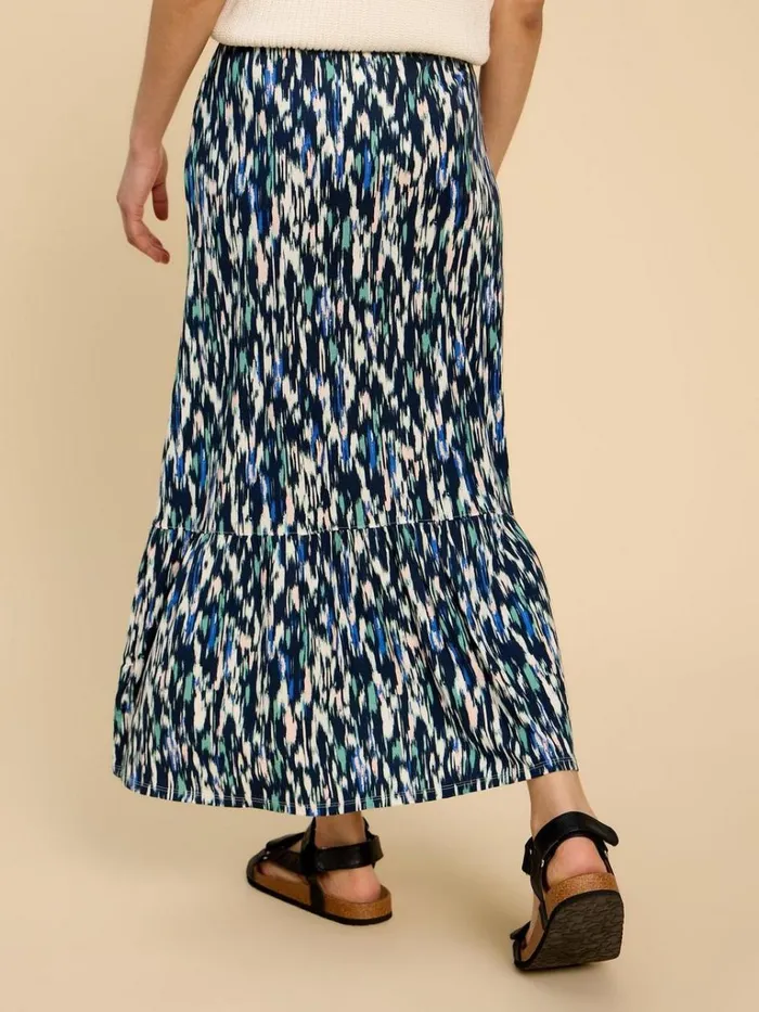 Women SKIRTS White Stuff Charley Eco Vero Maxi Skirt Navy Print Women SKIRTS White Stuff Charley Eco Vero Maxi Skirt Navy Print