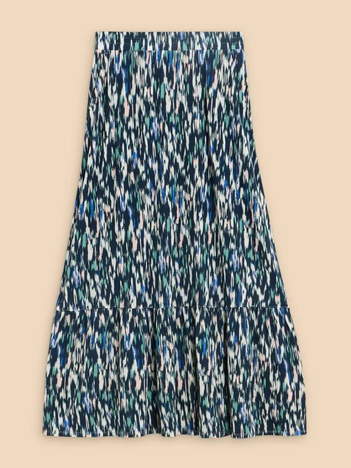 Women SKIRTS White Stuff Charley Eco Vero Maxi Skirt Navy Print Women SKIRTS White Stuff Charley Eco Vero Maxi Skirt Navy Print
