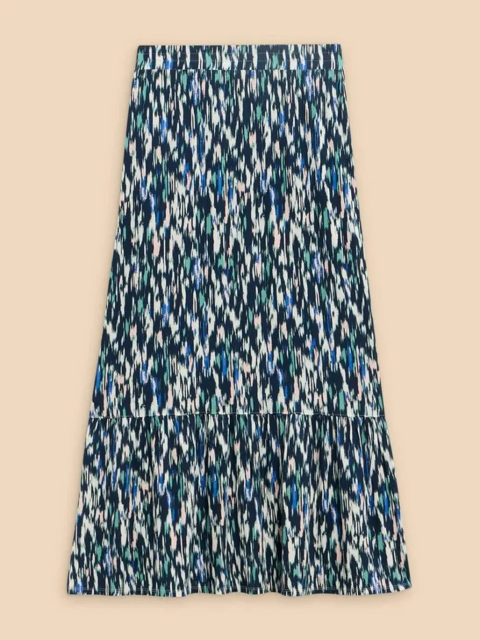 Women SKIRTS White Stuff Charley Eco Vero Maxi Skirt Navy Print Women SKIRTS White Stuff Charley Eco Vero Maxi Skirt Navy Print