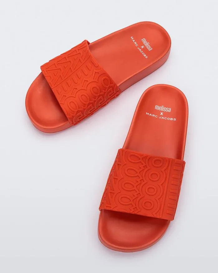 Women Slide Red Melissa Slides