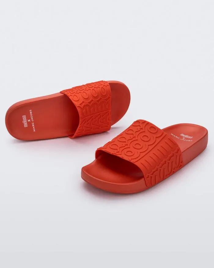 Women Slide Red Melissa Slides