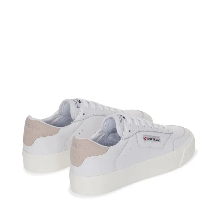 Women Sneakers Unisex 3843 COURT Low Cut WHITEVIOLET HUSHEDFAVORIO Superga Low Cut