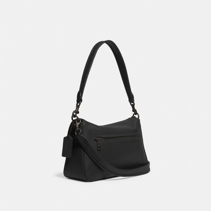 Women Soft Tabby Shoulder Bag Pewterblack Coach Shoulder Bags and Hobos