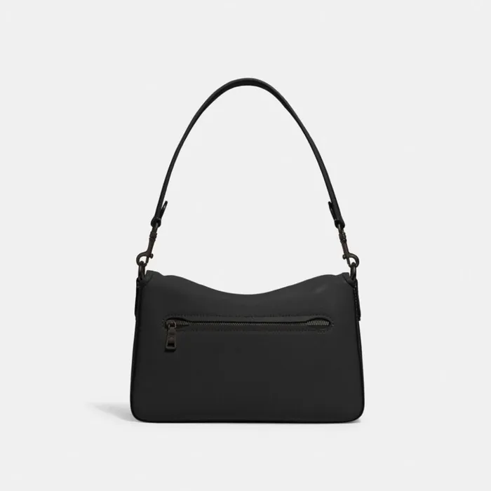 Women Soft Tabby Shoulder Bag Pewterblack Coach Shoulder Bags and Hobos