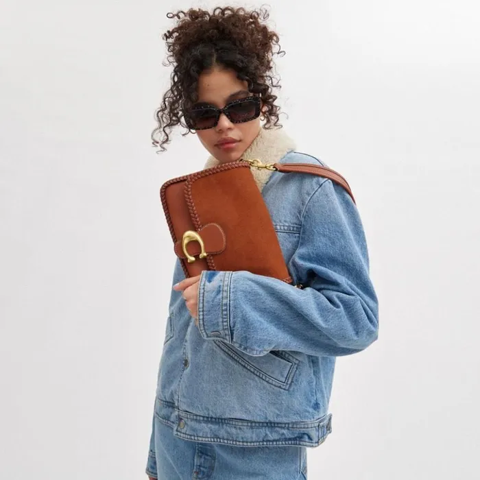 Women Soft Tabby Shoulder Bag With Braid Brassburnished Amber Coach Shoulder Bags and Hobos Women Soft Tabby Shoulder Bag With Braid Brassburnished Amber Coach Shoulder Bags and Hobos