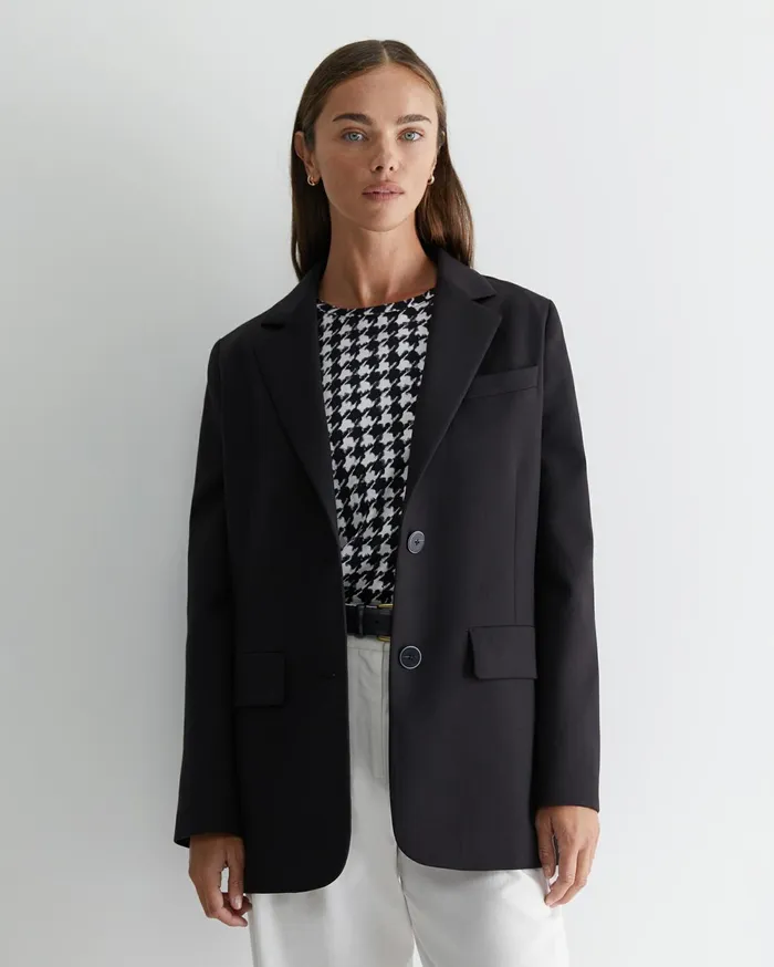 Women Sportscraft Blazers Bianca Relaxed Wool Blazer Black