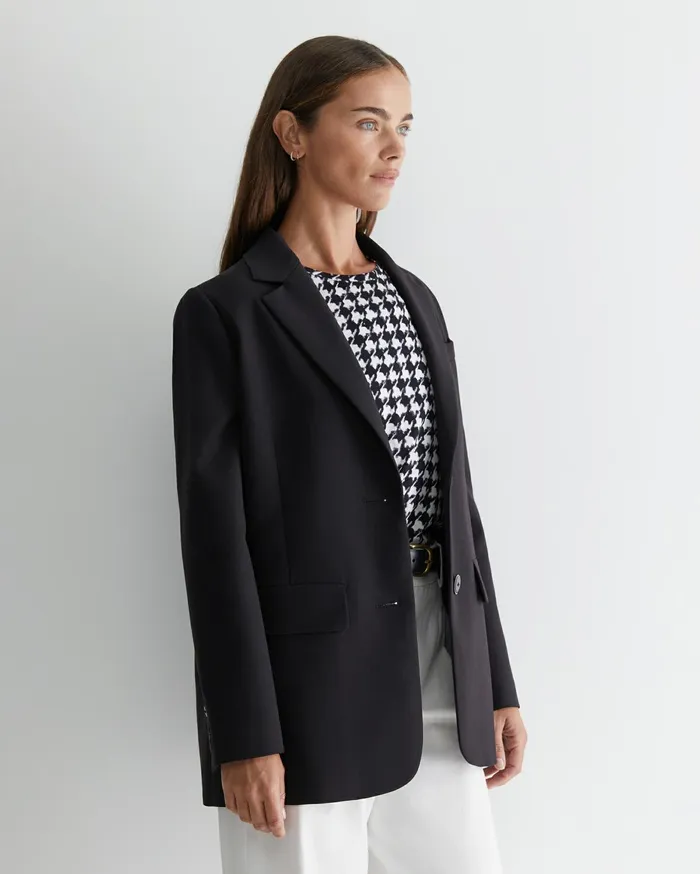 Women Sportscraft Blazers Bianca Relaxed Wool Blazer Black