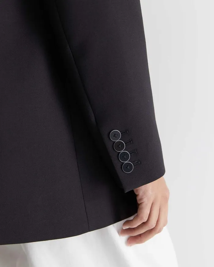 Women Sportscraft Blazers Bianca Relaxed Wool Blazer Black