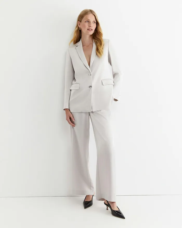 Women Sportscraft Blazers Harlow Sateen Blazer Pearl