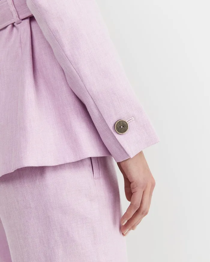 Women Sportscraft Blazers Lena Linen Jacket Orchid
