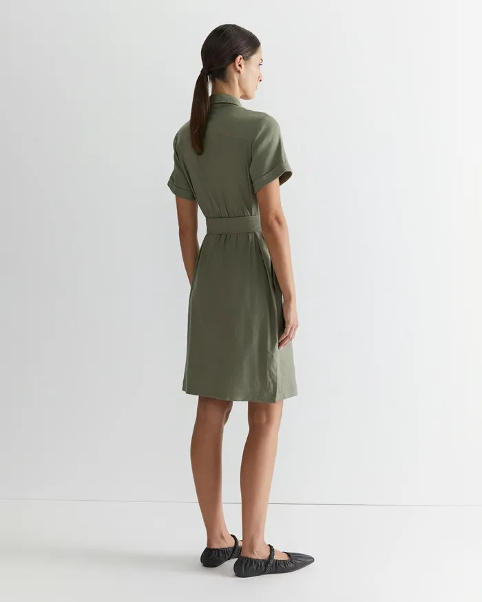 Women Sportscraft Dresses Rosa Belted Shirt Dress Khaki