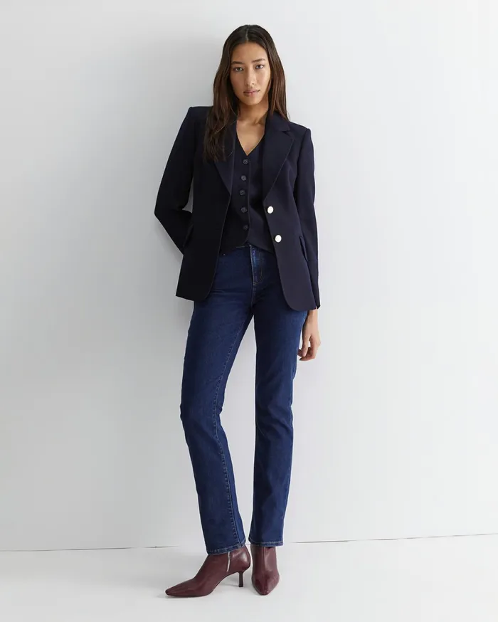 Women Sportscraft Jackets and Vests Frankie Twill Vest Navy