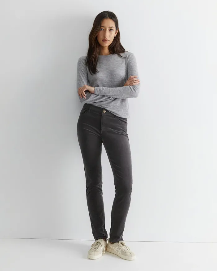 Women Sportscraft Pants Cleo Velvet Pant Charcoal