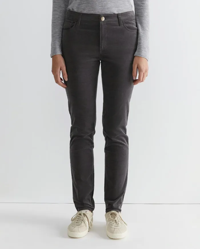 Women Sportscraft Pants Cleo Velvet Pant Charcoal