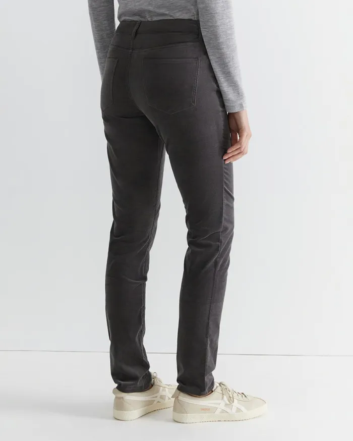 Women Sportscraft Pants Cleo Velvet Pant Charcoal