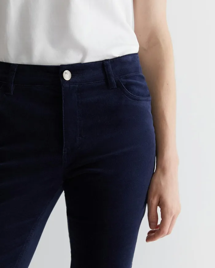Women Sportscraft Pants Cleo Velvet Pant Navy