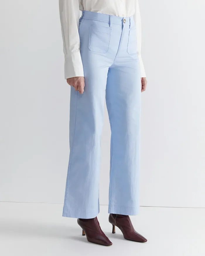 Women Sportscraft Pants Evie Wide Leg Pant Pale Blue