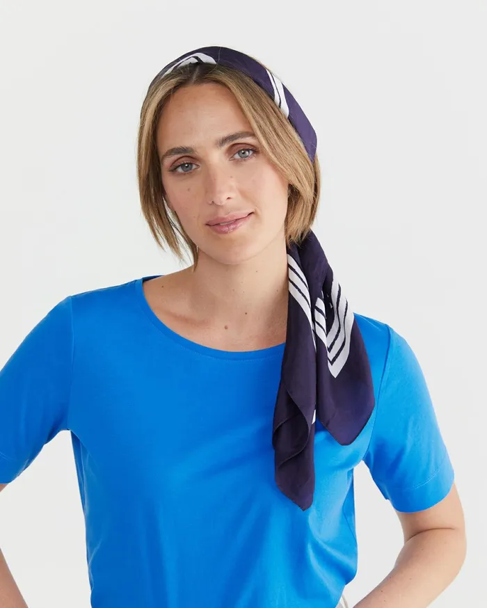 Women Sportscraft Scarves Bermuda Scarf Navy Multi