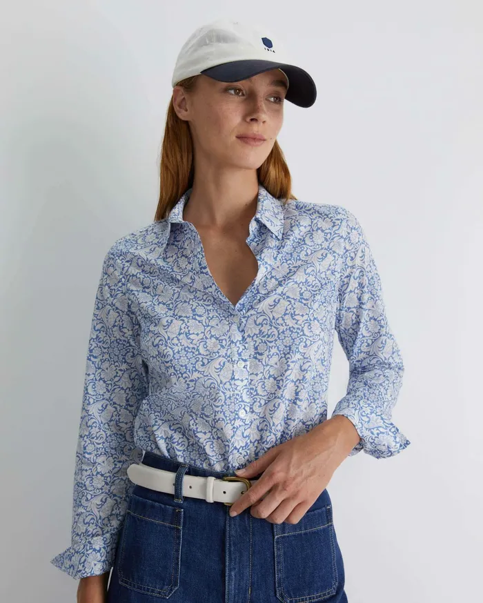 Women Sportscraft Shirts Robertson Liberty Shirt Blue Multi