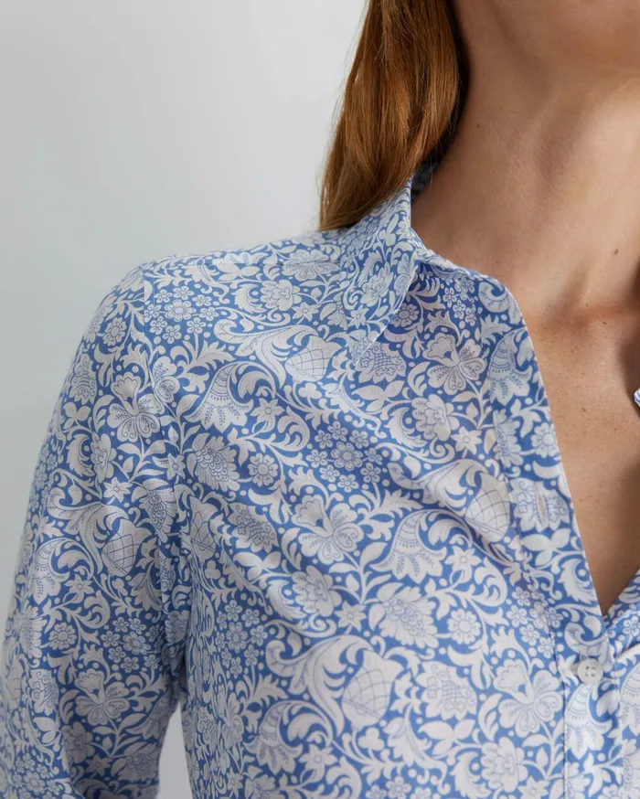 Women Sportscraft Shirts Robertson Liberty Shirt Blue Multi