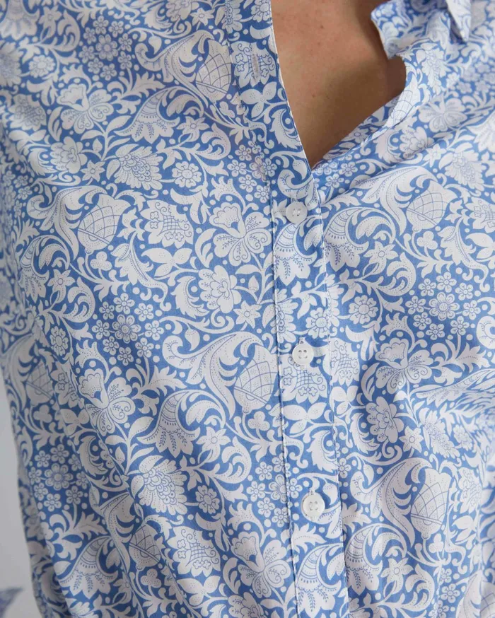 Women Sportscraft Shirts Robertson Liberty Shirt Blue Multi