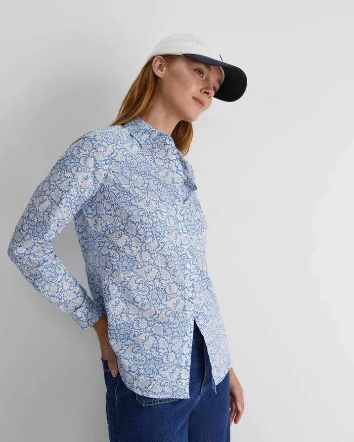 Women Sportscraft Shirts Robertson Liberty Shirt Blue Multi