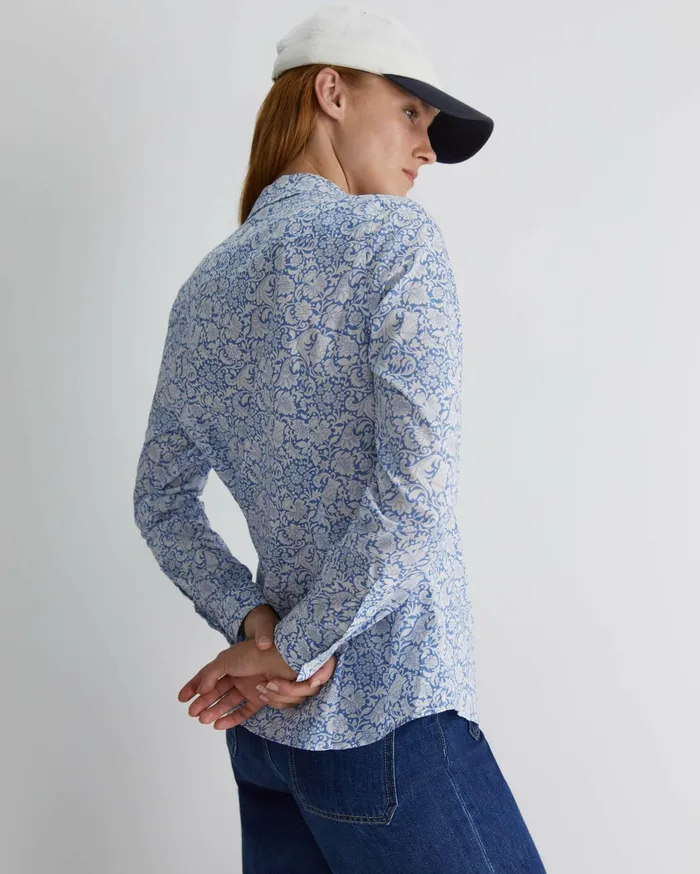 Women Sportscraft Shirts Robertson Liberty Shirt Blue Multi