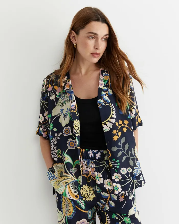 Women Sportscraft Shirts Symphony Liberty Short Sleeve Shirt Multi