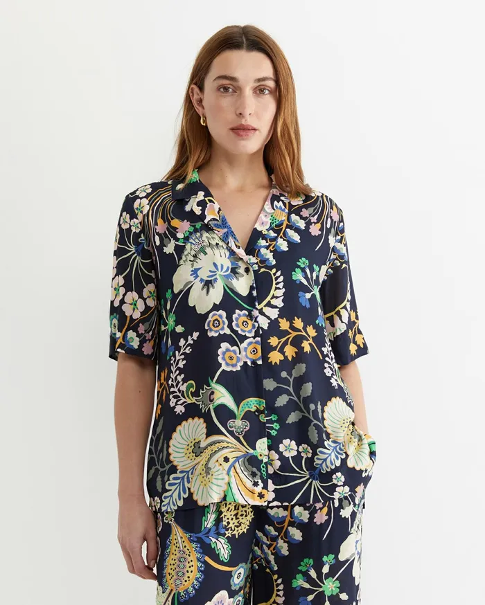 Women Sportscraft Shirts Symphony Liberty Short Sleeve Shirt Multi