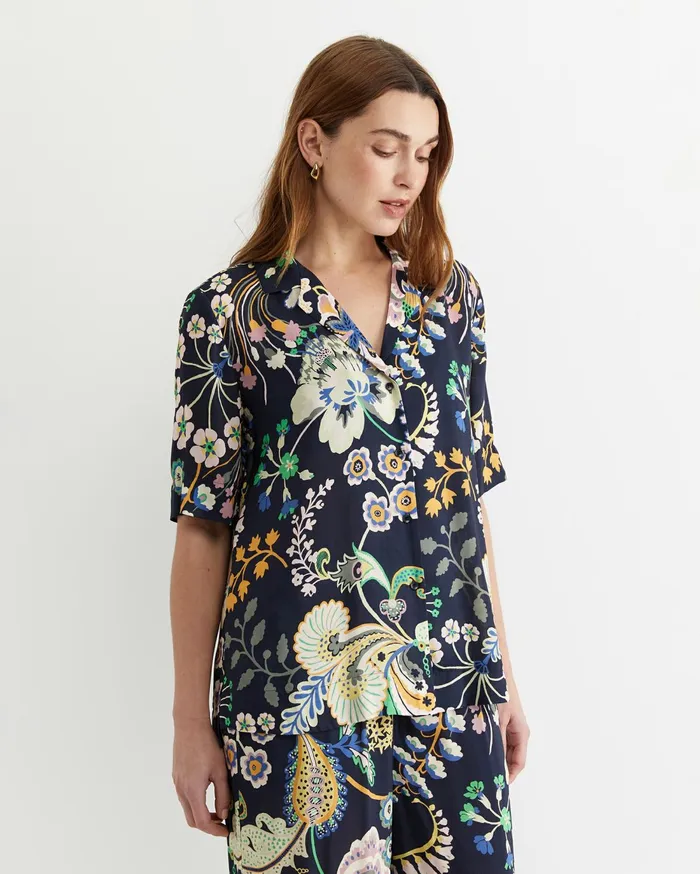 Women Sportscraft Shirts Symphony Liberty Short Sleeve Shirt Multi