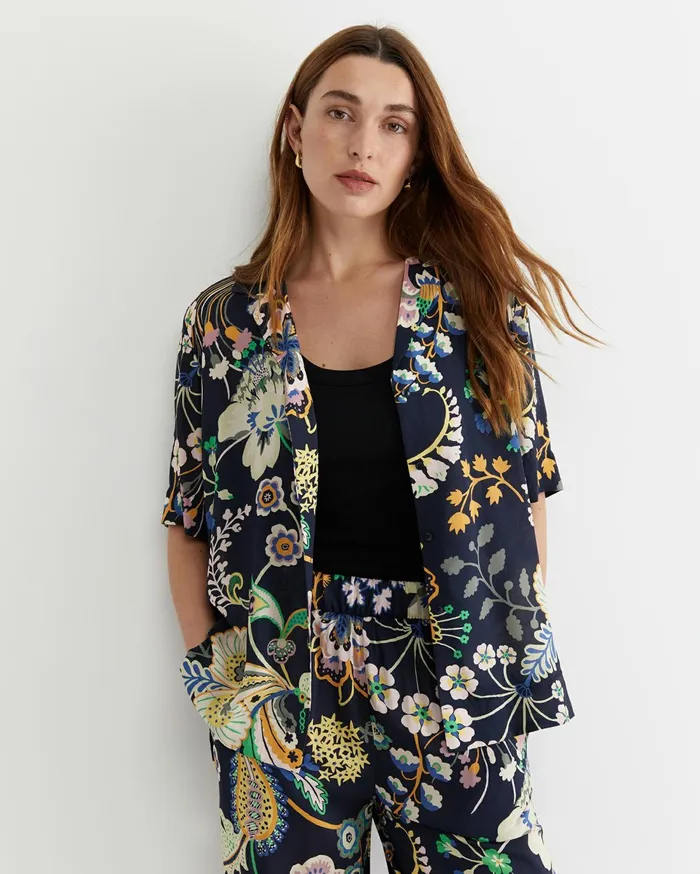 Women Sportscraft Shirts Symphony Liberty Short Sleeve Shirt Multi