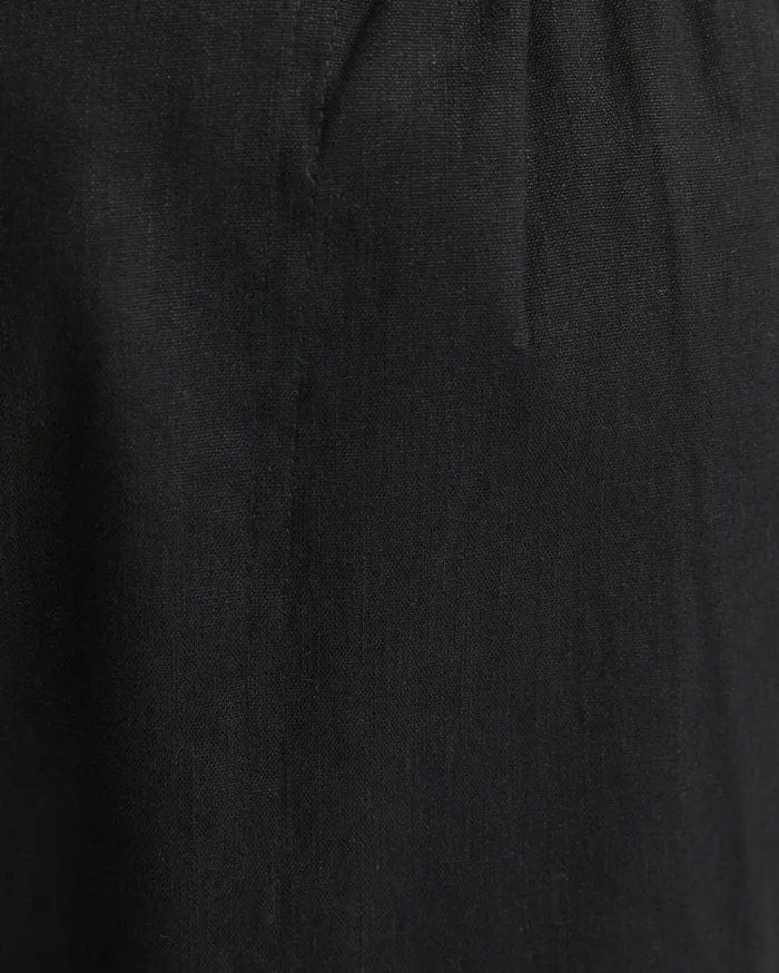 Women Sportscraft Shorts Rosa Bead Trim Linen Short Black