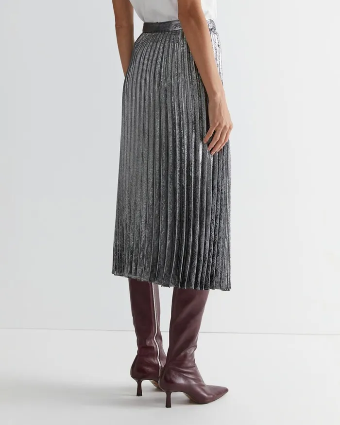 Women Sportscraft Skirts Emily Pleat Skirt Silver