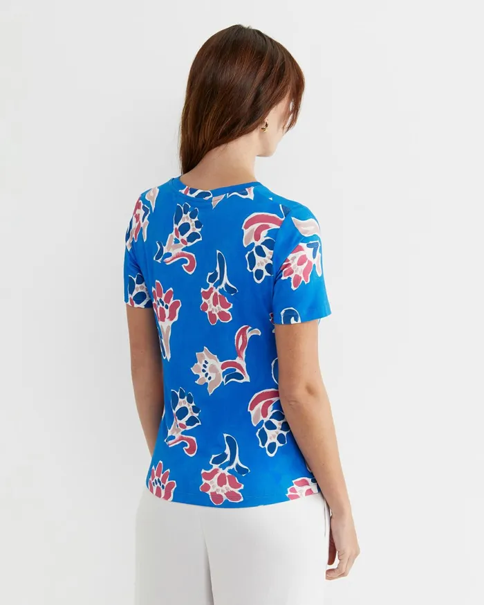 Women Sportscraft Tops and Tees Leighton Liberty Tee Blue Multi
