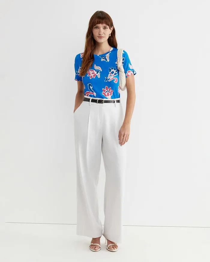 Women Sportscraft Tops and Tees Leighton Liberty Tee Blue Multi