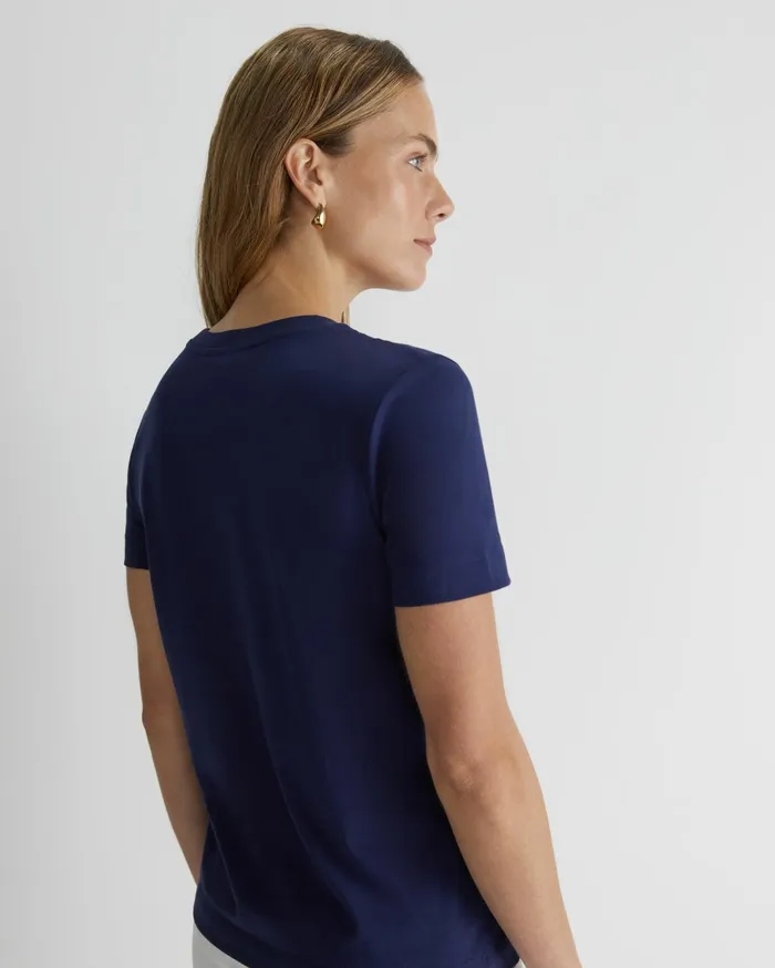 Women Sportscraft Tops and Tees SC Logo Tee Navy