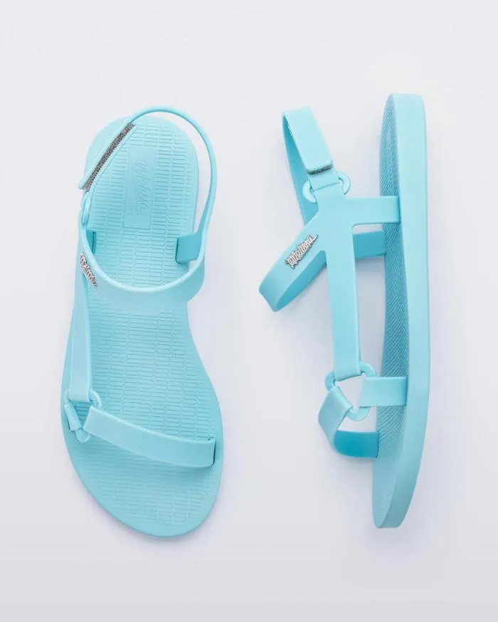 Women Sun Downtown Light Blue Melissa Sandals