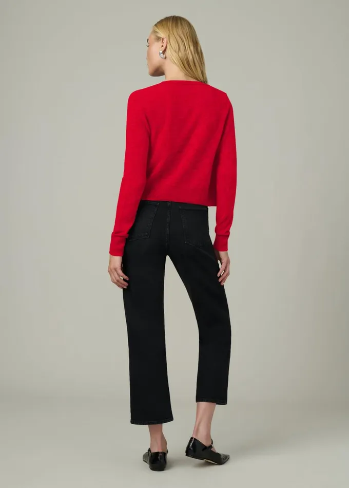 Women Sweaters Joe039s Jeans THE DANI CASHMERE CARDIGAN Holiday Red