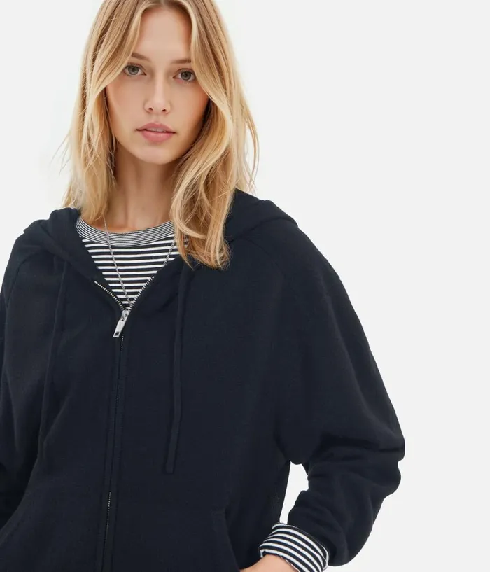Women Sweaters THE KOOPLES Black Wool And Cashmere Hoodie