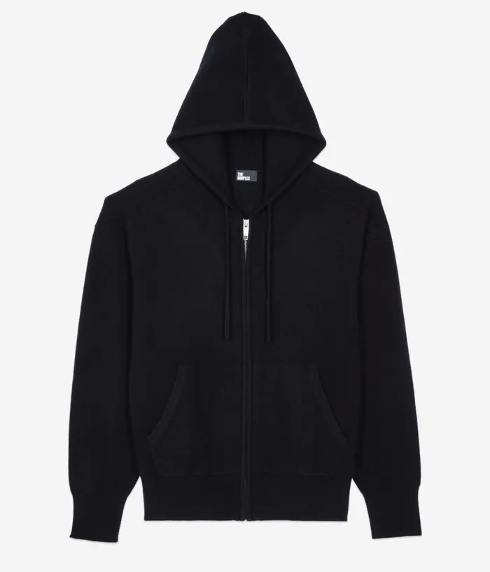 Women Sweaters THE KOOPLES Black Wool And Cashmere Hoodie