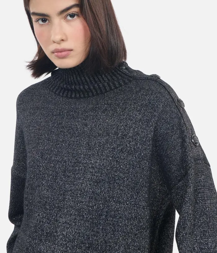 Women Sweaters THE KOOPLES Black Wool And Cashmere Sweater