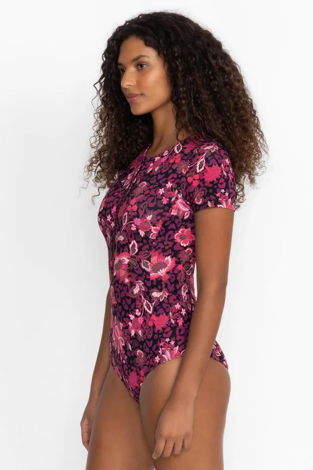 Women Swim and Resort Johnny Was MACHILA SHORT SLEEVE ONE PIECE Machila Women Swim and Resort Johnny Was MACHILA SHORT SLEEVE ONE PIECE Machila
