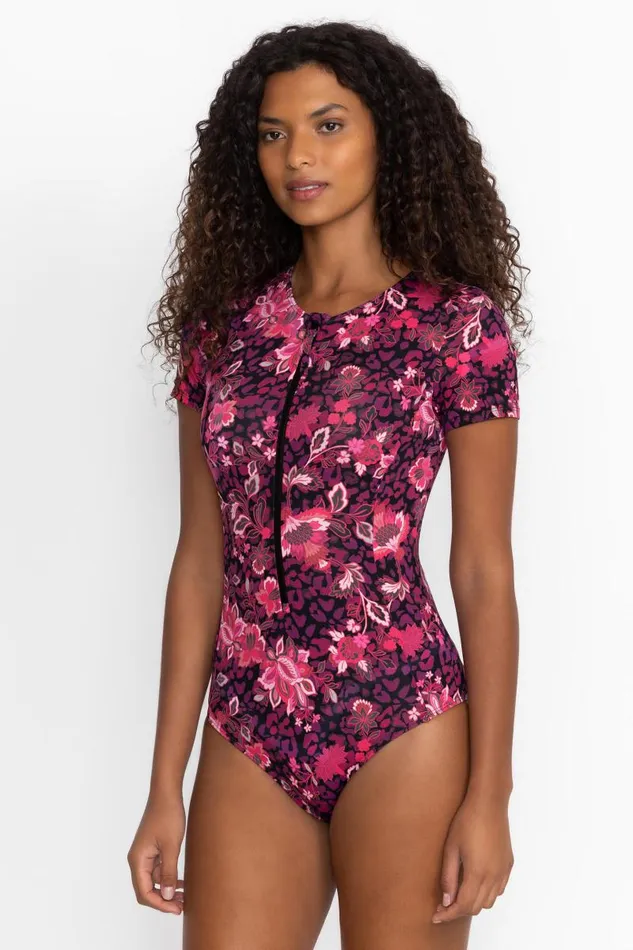 Women Swim and Resort Johnny Was MACHILA SHORT SLEEVE ONE PIECE Machila Women Swim and Resort Johnny Was MACHILA SHORT SLEEVE ONE PIECE Machila