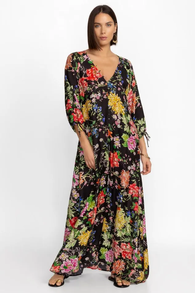 Women Swim and Resort Johnny Was METALLI NOTTE LONG DRESS Metalli Notte