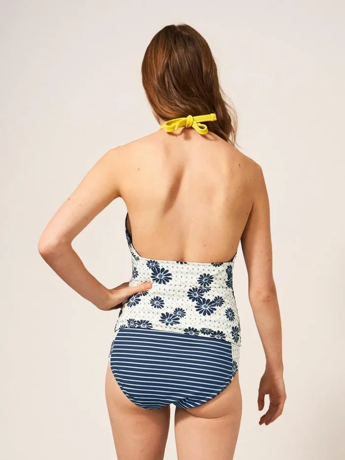 Women SWIMWEAR White Stuff Sunshine Reversible Tankini Natural Print