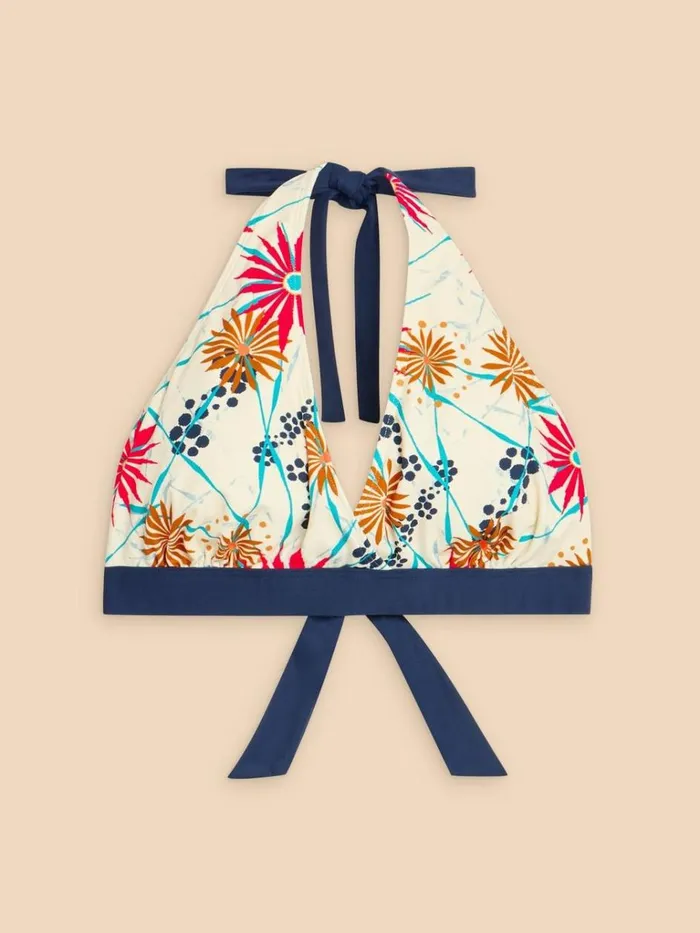 Women SWIMWEAR White Stuff Valley Bikini Top Ivory Multi Women SWIMWEAR White Stuff Valley Bikini Top Ivory Multi